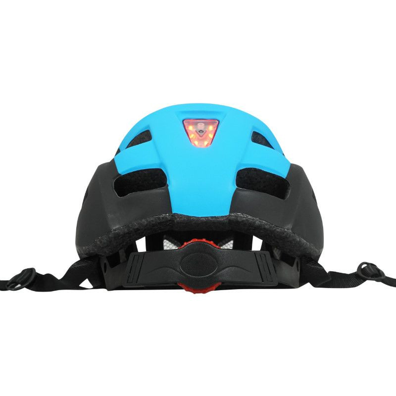 CASQUE VELO ADULTE NEWTON CITY ANECY BLEU/NOIR MAT AVEC LOCK TAILLE 55-58 ou 58-61 + ECLAIRAGE LED INCORPORE (VENDU EN BOITE)