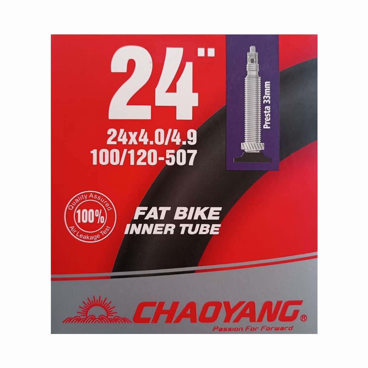 CHAMBRE 24 4 0-4.9 FAT BIKE VALVE PRESTA 33MM CHAOYANG.